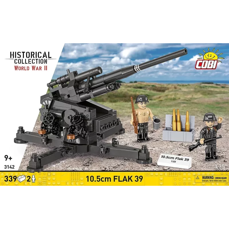 Konstruktors Cobi Blocks 10.5 cm Flak 39 — 339 gab.