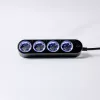 Strāvas sadalītājs Shelly Plug & Play PS4 Gen4 — 4 rozetes, 12A katrai rozetei