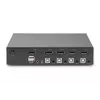 KVM slēdzis Digitus DS-12891 4x1 DP USB 4K Ultra HD