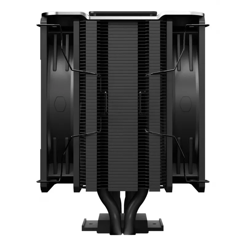 Procesora gaisa dzesētājs Cooler Master V4 Alpha 3DHP, 120 mm ventilators, saderīgs ar LGA1700/AM5, melns