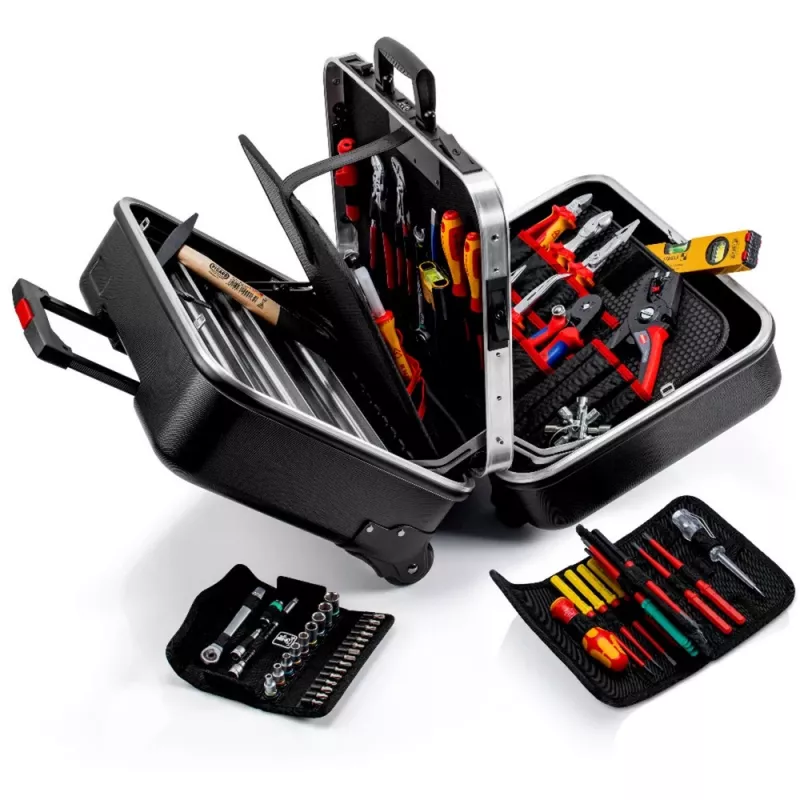 Knipex 00 21 41 mehāniķu instrumentu komplekts 63 instrumenti