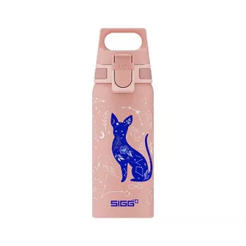 Alumīnija dzeramā pudele Sigg 6005.10 — 600 ml, diametrs 7,1 cm, 145 g, Zila/Rozā