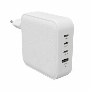 Hyper HyperJuice 100W USB-C GaN Travel Charger 3C+1A - balta (HJ1002WHWWGL)