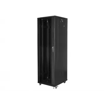Lanberg FF01-6842-12B rackas skapis 42U Brīvi stāvošs statīvs Melns
