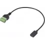 Renkforce USB-C adaptera kabelis [1x ligzda - 1x skavas savienojums] RF-6443954 30 cm (RF-6443954)