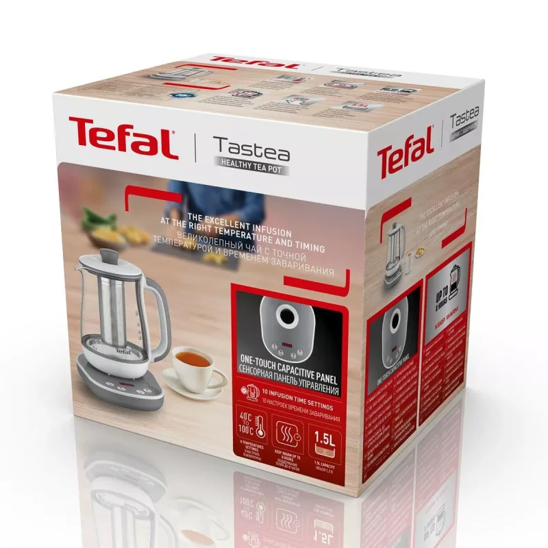 Tefal BJ551B10 tējas automāts 1.5 L 1430 W Pelēks, Balts