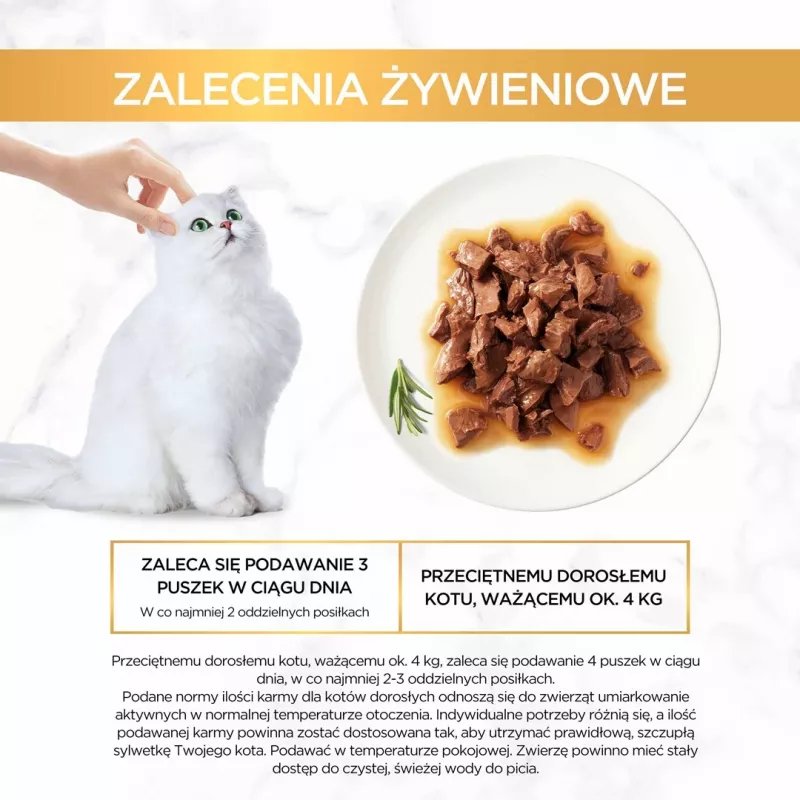 GOURMET Gold Sauce Delight Beef - mitrā kaķu barība - 85 g