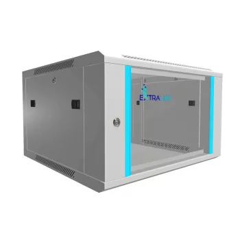 Extralink sienas skapis 6U 600x600 pelēks