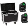 LED gaismekļu komplekts EUROLITE TMH-B90 2x ar transporta koferi un riteņiem