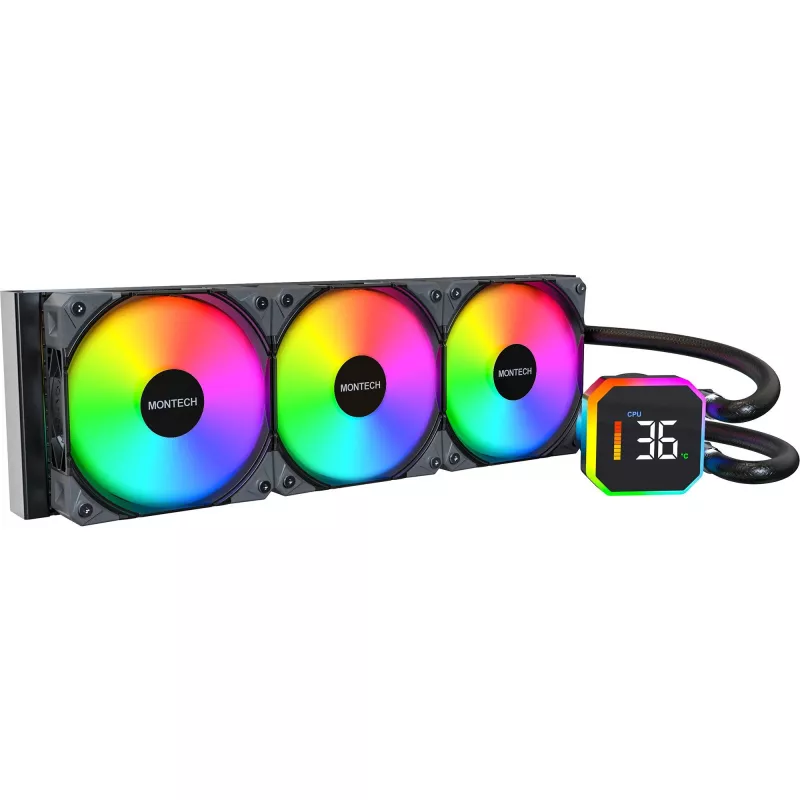 CPU COOLER MULTI SOCKET Melns/HYPERFLOW DIGITAL 360 MONTECH
