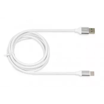 USB A uz USB C kabelis IBOX IKUMTCWQC 1,5 m, USB 2.0, 3 A, balts