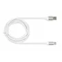 USB A uz USB C kabelis IBOX IKUMTCWQC 1,5 m, USB 2.0, 3 A, balts