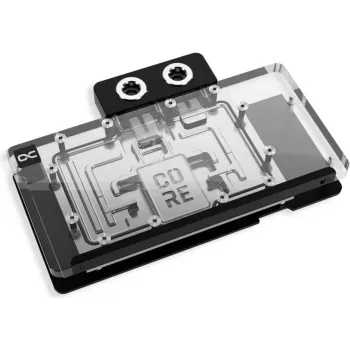 Alphacool Core RX 9070 XT Steel Legend GPU ūdens bloks ar aizsargplāksni