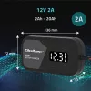 Bateriju lādētājs QOLTEC 52492 12V 2A ar mikroprocesora vadību un šūnu reģenerāciju