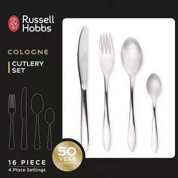 Galda piederumu komplekts Russell Hobbs RH02221EU7 16 gab. nerūsējošais tērauds