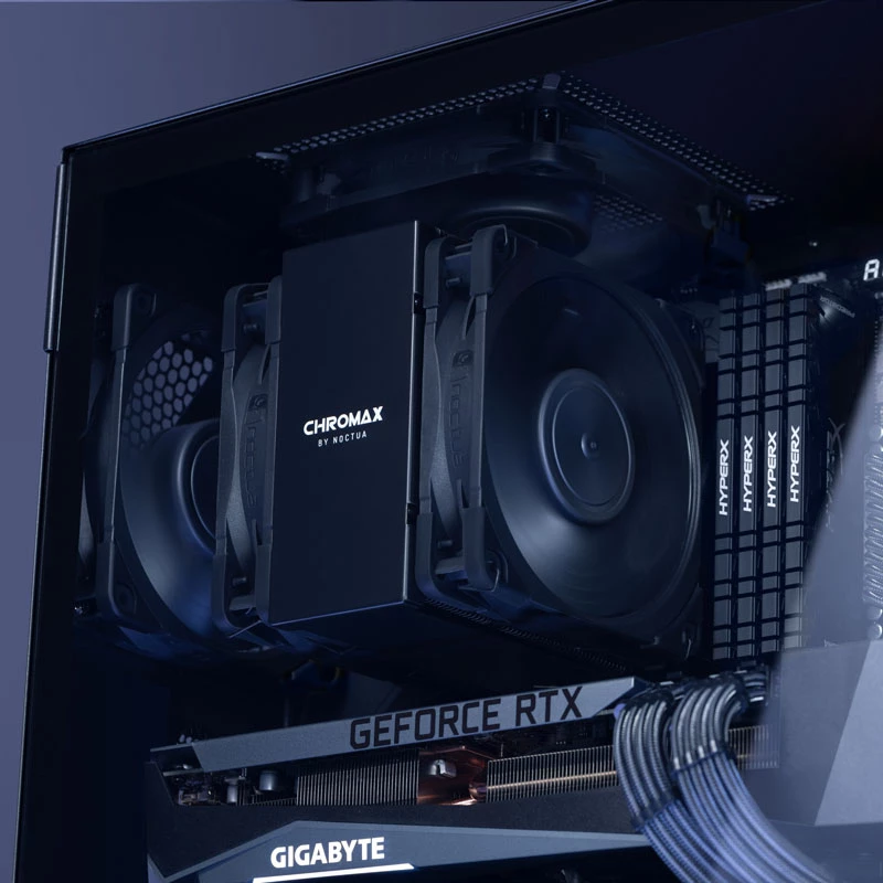 Noctua NA-HC8 chromax.Melns Heatsink Cover