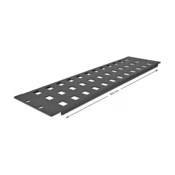 Keystone panel DeLOCK 19 collu Keystone ielāpu panelis 48 porti 3U melns