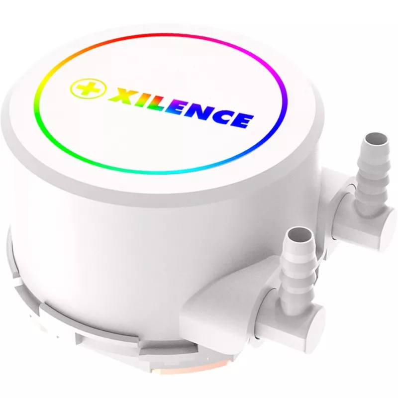 Universāls šķidruma dzesētājs XILENCE Performance A+ XC974 — 240mm radiators, 300W TDP, balta, ARGB
