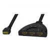 LogiLink - Video/Audio dalītājs/pārslēdzējs - 3 x HDMI - galddatoriem