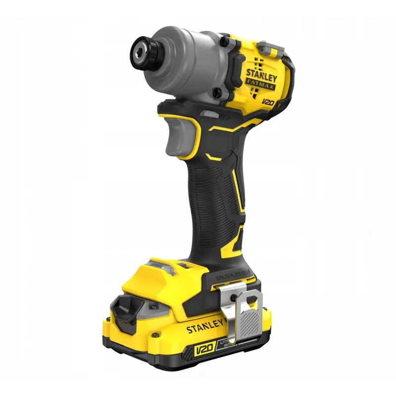 Elektriskais skrūvgriezis STANLEY SFMCF830D2K-QW 18V Li-Ion, 2 Ah x2, 3 pārnesumi, 203 N·m, 3200 apgr./min, LED, pistoles rokturis