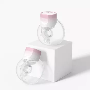 Momcozy S12 Pro dubultais elektriskais krūts sūknis rozā krāsā, 180 ml
