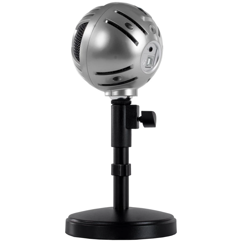 Arozzi Sfera galda mikrofons, USB - hroms