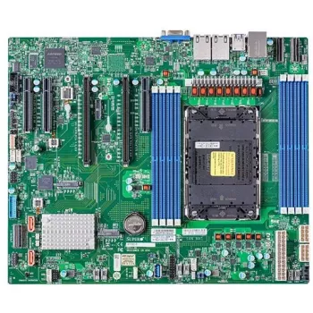 Super Micro SUPERMICRO X13SEI-F - Mātesplate - ATX - LGA4677 Socket-E - Intel C741 Mikroshēmojums - USB 3.2 Gen 1 - 2 x Gigabit LAN - Integrētā grafika (MBD-X13SEI-F-B)