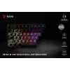 Savio Phenix SAVGK-RED spēļu tastatūra USB RF bezvadu Bluetooth QWERTY