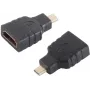Micro HDMI Adapter ShiverPeaks BS77413 Male to Female, Melns