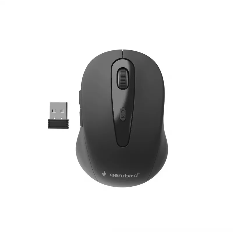 Gembird MUSW-6B-01 pele Birojs Labās rokas RF bezvadu Optiskais 1600 DPI