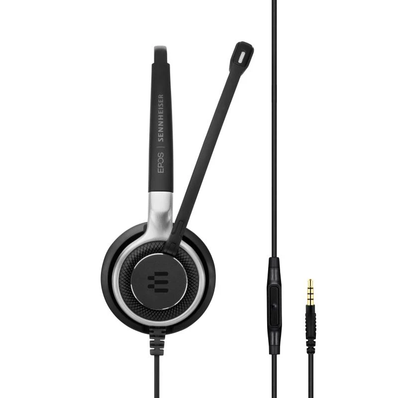 EPOS Sennheiser austiņas Impact SC 635 mono melns sudrabs (1000642)