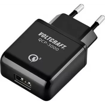 VOLTCRAFT QCP-3000 USB lādētāja kontaktligzda Izejas strāva (maks.) 3000 mA 1 x USB Qualcomm Quick Charge 3.0 (VC-11342765)