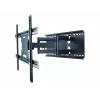 Sienas stiprinājums ART AR-87 40 collu–80 collu ekrāniem, 60 kg ietilpība, VESA līdz 600×400, slīpums 12°, pagrieziens 45°, izbīdījums 5,6–45,8 cm