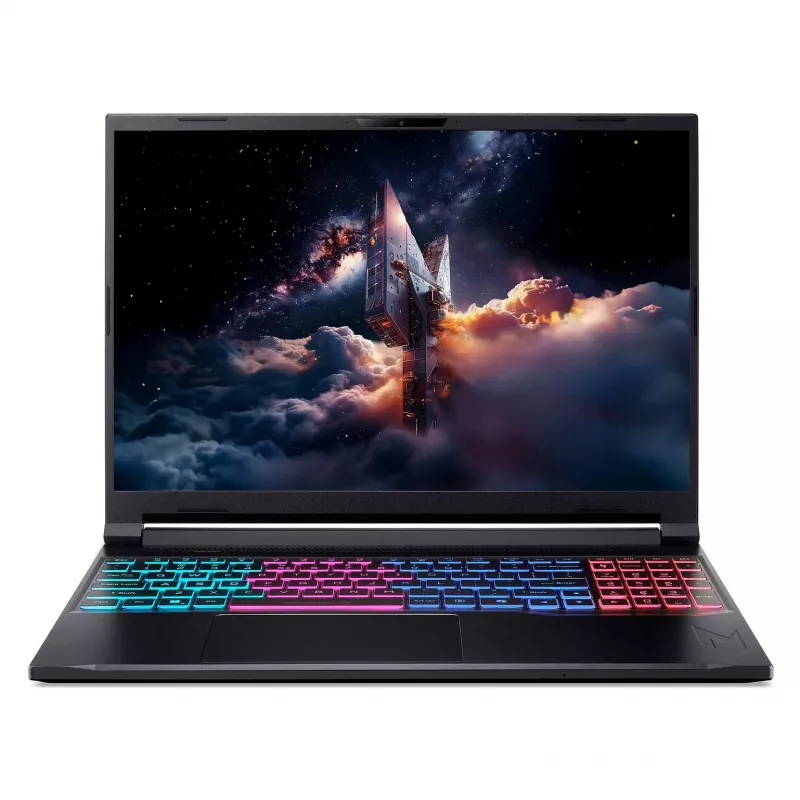 Acer Nitro V 16S ANV16S-71-708Y klēpjdators — Intel Core 7 240H, 16 collu WUXGA, 16 GB DDR5, 1 TB SSD, Windows 11 Home, melns