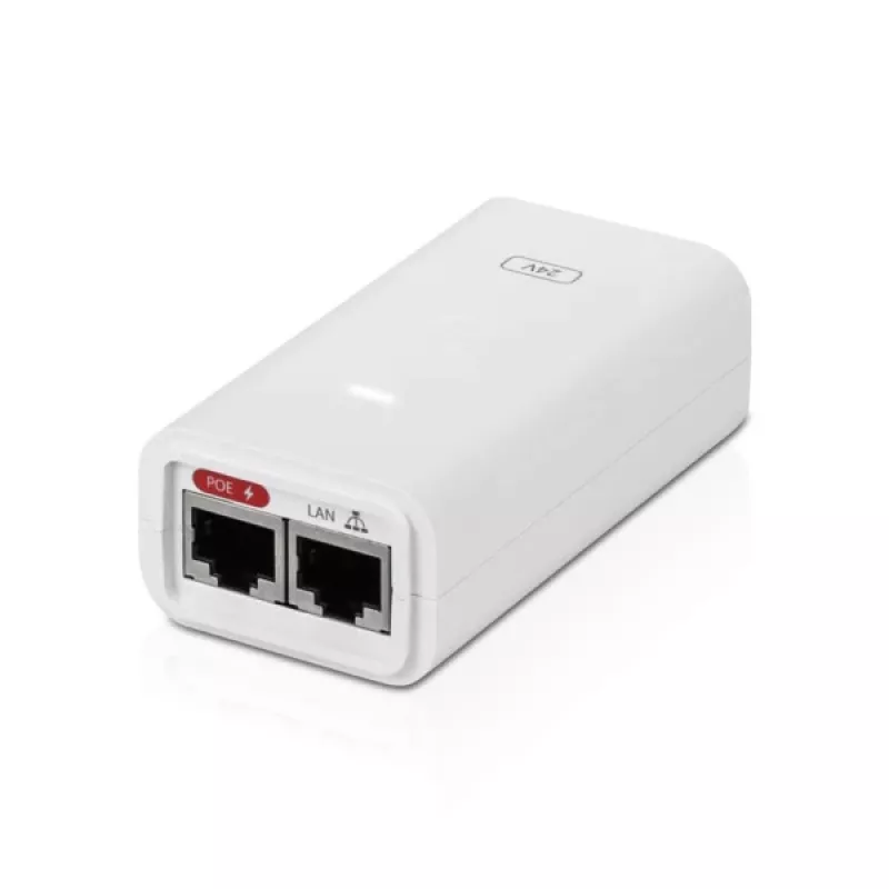 Ubiquiti POE-24-12W-G-WH PoE barošanas bloks, 24V, 0,5A, 12W, Gigabit