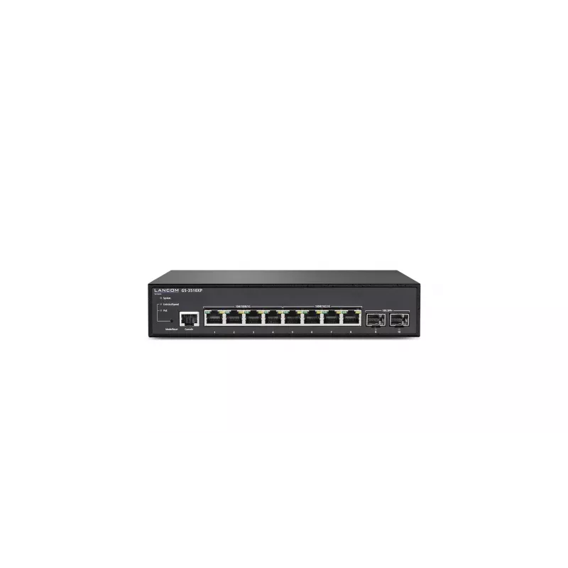 LANCOM GS-3510XP Pārvaldāms L2 2.5G Ethernet (100/1000/2500) Power over Ethernet (PoE) 1U Melns