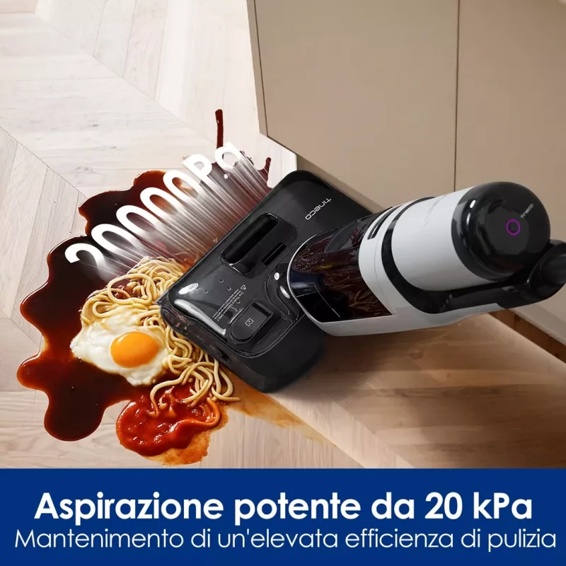 Bezvada grīdas tīrītājs Tineco Floor One i5 Stretch Plus – viegls, mitrās un sausās tīrīšanas vertikālais grīdas mazgātājs