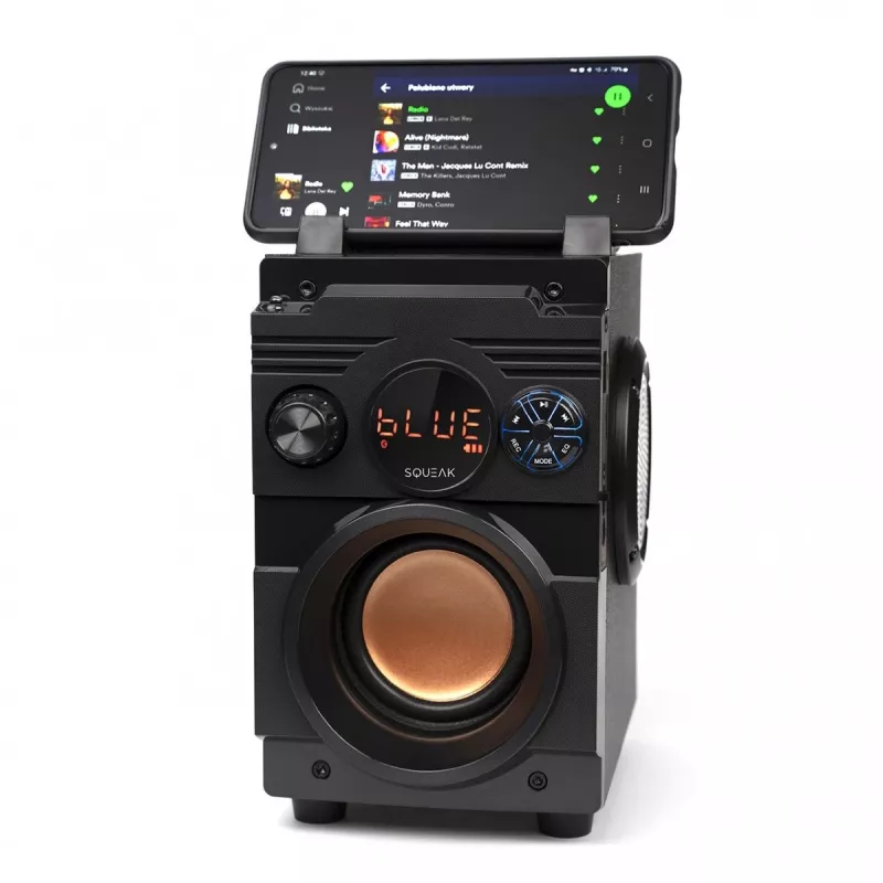 Squeak Bassblaster Bluetooth 5.1 skaļrunis, FM radio, MP3 atskaņotājs SQ1001