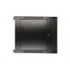 Extralink statņu skapis 9U 600x600 AZH melns, piestiprināms pie sienas, vērtņveida