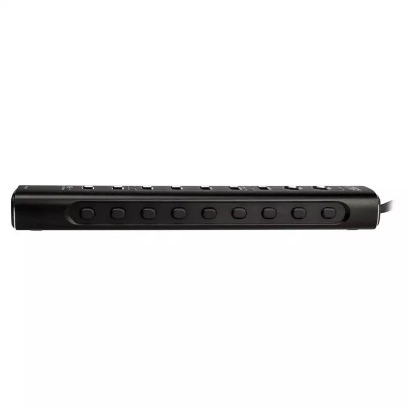 Nitro Concepts UH1, 10 portu hibrīdais USB centrmezgls, USB 3.2