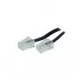 S/CONN 6m RJ45 melns caurspīdīgs S/CONN 6m RJ45