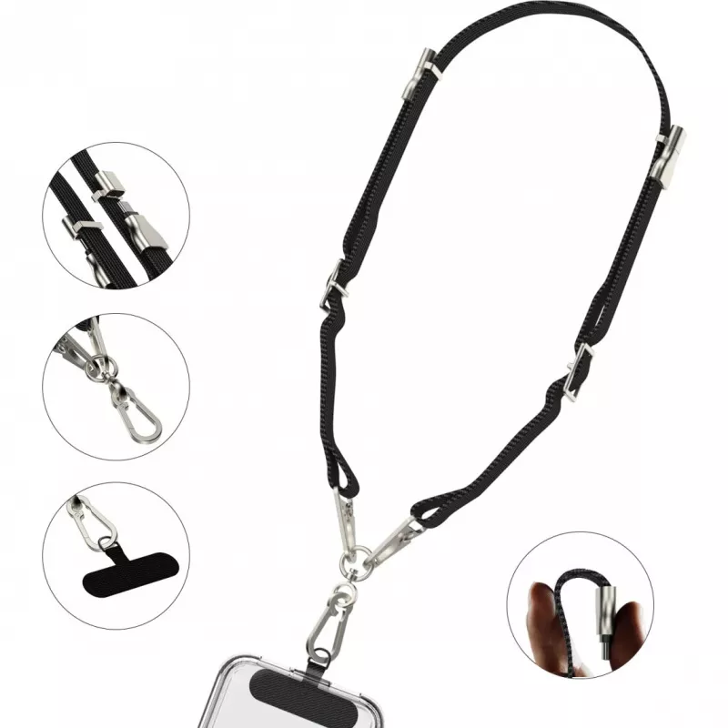 4smarts USB-C Handykette PowrCord melns (541386)