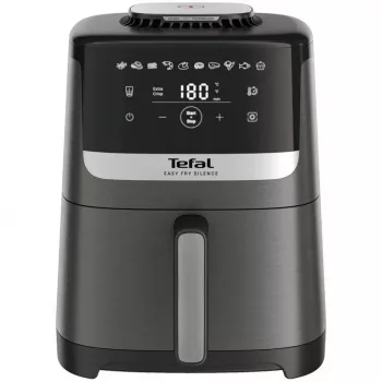 Tefal Easy Fry Silence EY551HE0 fritieris Viens 5 L Brīvi stāvošs Karstā gaisa fritieris Melna, Pelēka, Nerūsējošais tērauds