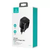 usams phone charger 1x USB-C T36 + Lightning PD — kompakts PD lādētājs ar USB-C un Lightning