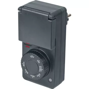Zeitschaltuhr mit Dämmerungssensor DDT IP 44 anthrazit