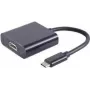 USB grafikas adapteris ShiverPeaks BS14-05001 USB 3.2 Gen 1 Type-C melns