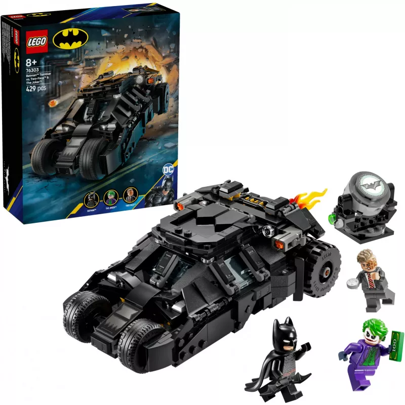 LEGO BATMAN 76303 Betmens Tumbler pret Divseju un Džokeru