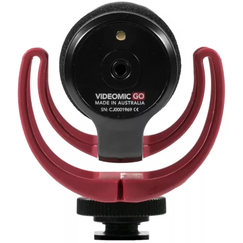 VideoMic GO, mikrofons melns/sarkans