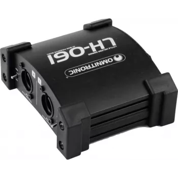 Pasīvā DI kaste Omnitronic LH-061 PRO — 2-kanālu tiešā kaste balansētiem izvadiem