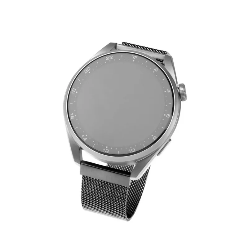 Pulksteņa siksniņa FIXED Mesh Strap FIXMEST-18MM-BK 18 mm ātri atvienojams melns metāla siets